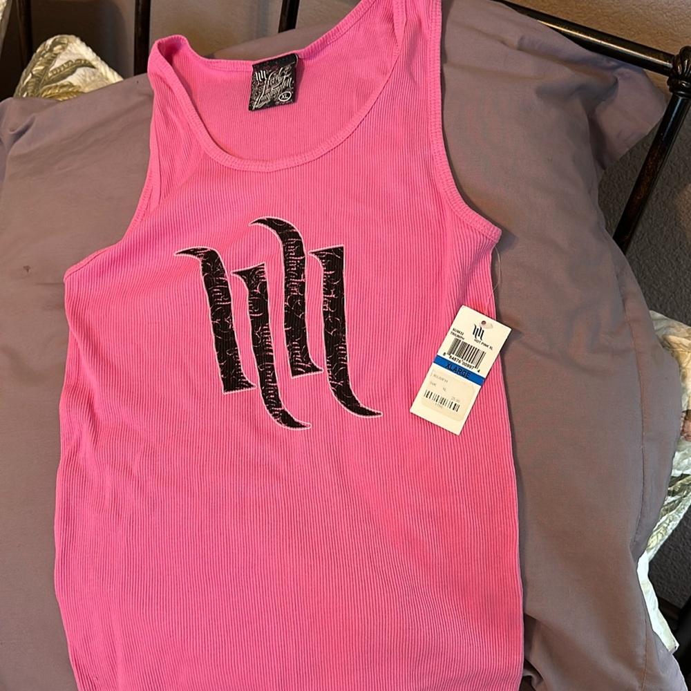 Hart & Huntington pink cotton tank top. New with tags.